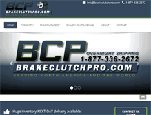 Tablet Screenshot of brakeclutchpro.com